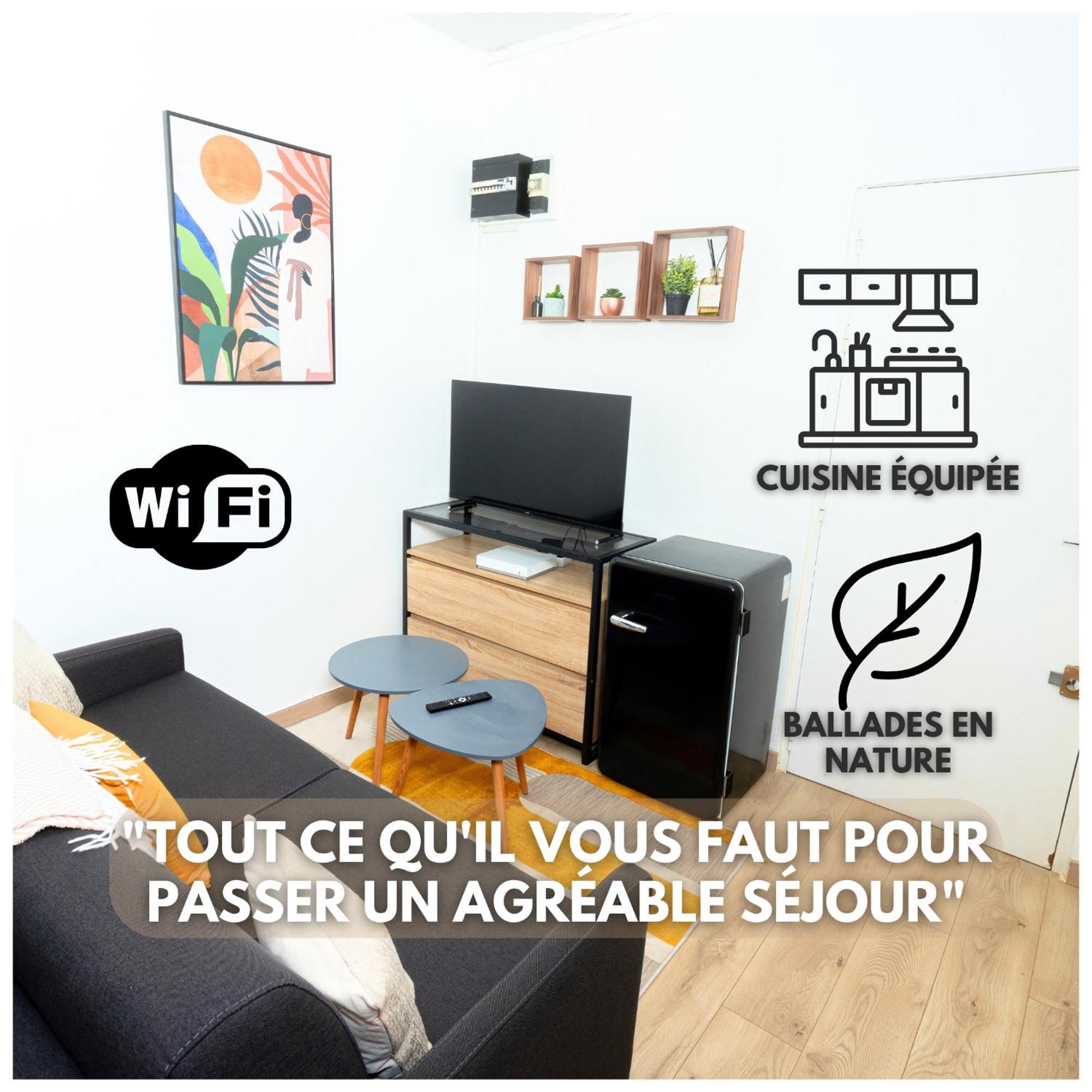 Le Cocon Douillet - 5" De La Gare - Wifi - Acces Direct Paris & Disneyland La Ferte sous Jouarre Bagian luar foto
